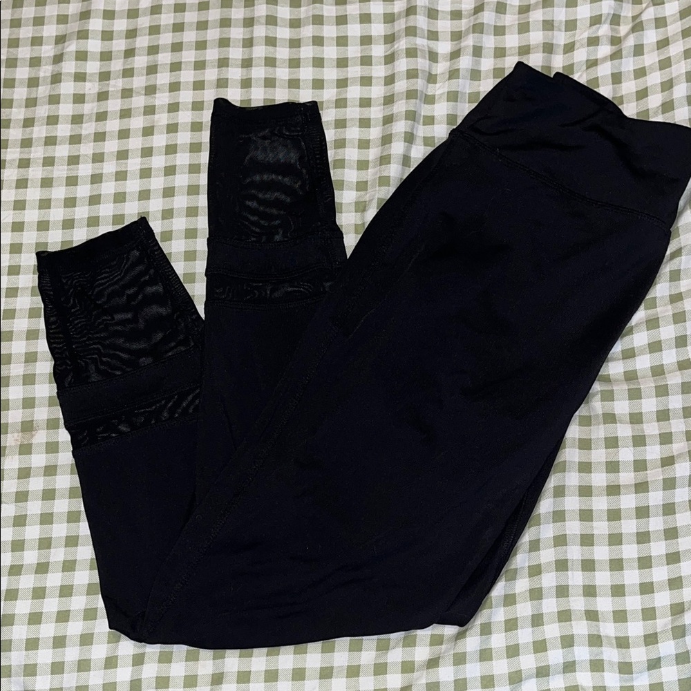 Adrienne Vittadini Sport Black Leggings